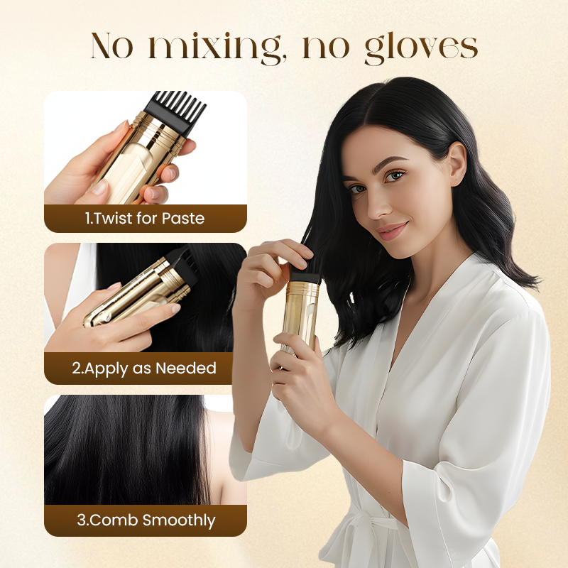 ✨Buy 1 Get 1 Free✨2-in-1 Convenient Hair Dye Comb For Gray Hair