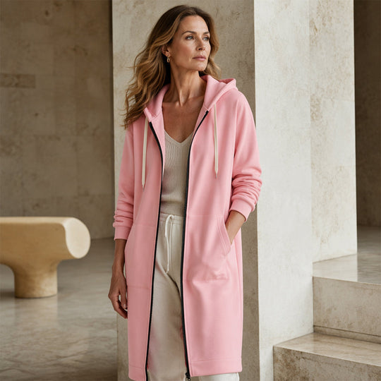 ⏰This week's Hot Sales - 50% Off🍂 Women's Casual Zip-Up Hoodie Jacket – Autumn Lightweight Everyday Coat ✨