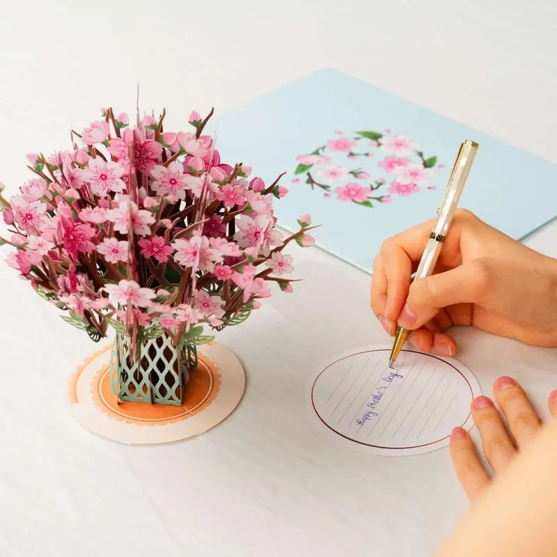 🏆PRODANO JE 35 000+! 🌼💌 3D cvjetna kartica s vječnim cvijetom – personalizirana ljubavna poruka &  Vječni cvat 🎁