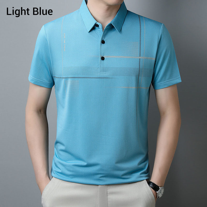 👔 Hübsches Poloshirt für Herren – Kaufen Sie 3 und erhalten Sie 1 gratis👕Lockeres, cooles, atmungsaktives Revers-T-Shirt für Herren