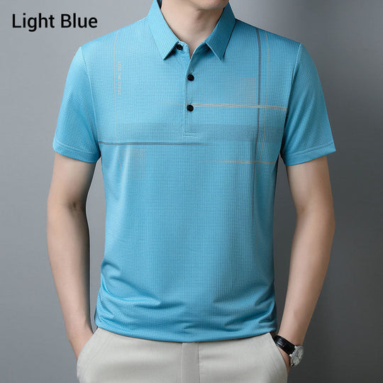 👔 Hübsches Poloshirt für Herren – Kaufen Sie 3 und erhalten Sie 1 gratis👕Lockeres, cooles, atmungsaktives Revers-T-Shirt für Herren