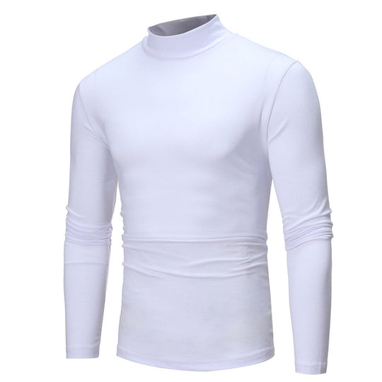 Cotton High-necked Thermal T-shirt
