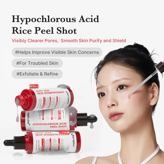 [Medicube] Hypochlorous Acid Rice Peel Shot Duo For Face & Body