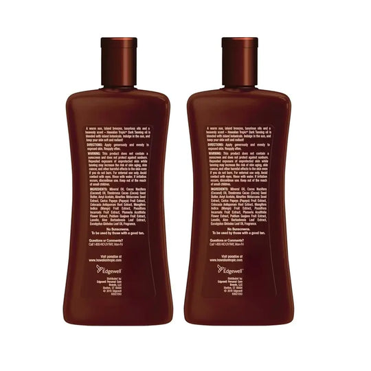 Ottieni un'abbronzatura profonda e radiosa con il nostro olio abbronzante scuro premium: un olio per il corpo idratante infuso con burro di cacao nutriente per un'abbronzatura migliorata e una pelle elastica