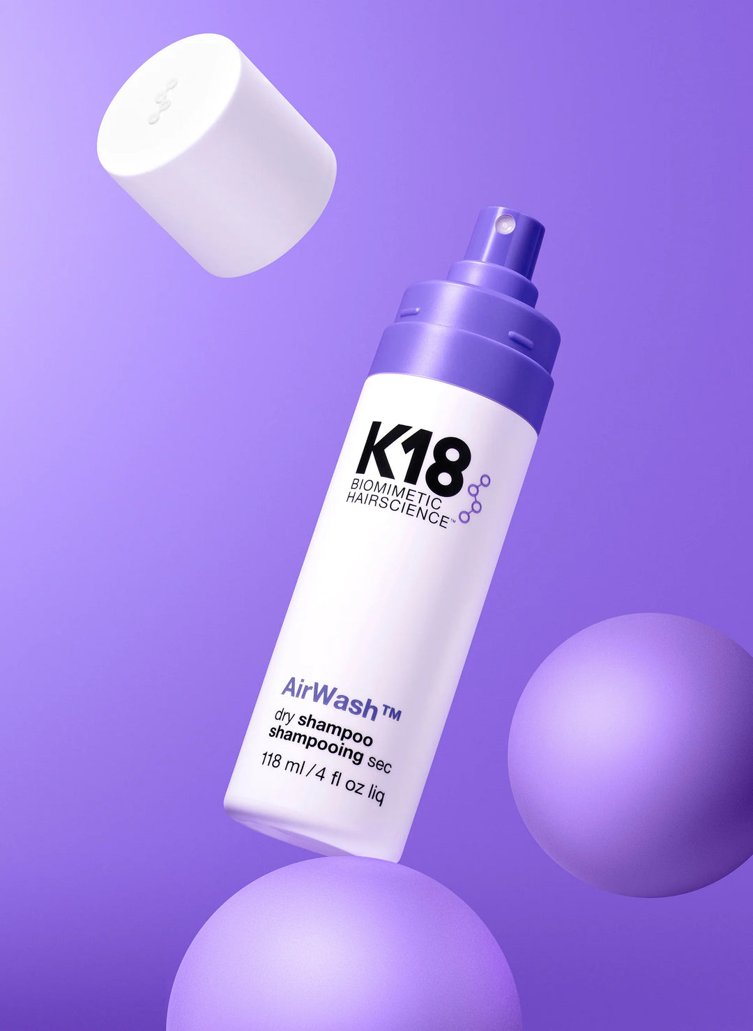 AirWash™ dry shampoo