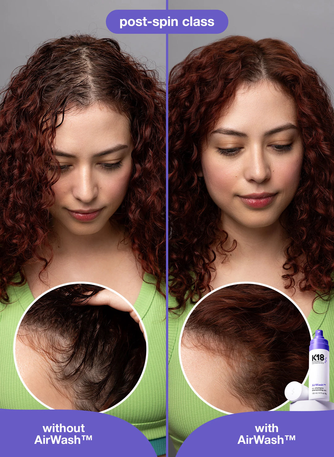 AirWash™ dry shampoo