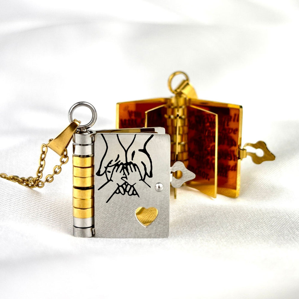 🔥🔥Collana con libro My Little Star per figlia, regalo di compleanno e laurea, gioielli d'amore