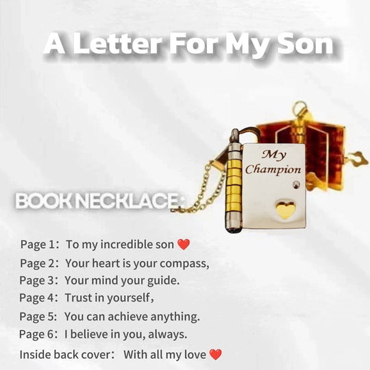 🔥🔥Náhrdelník My Little Star Book pro dceru, dárek k narozeninám, promoční šperky z lásky