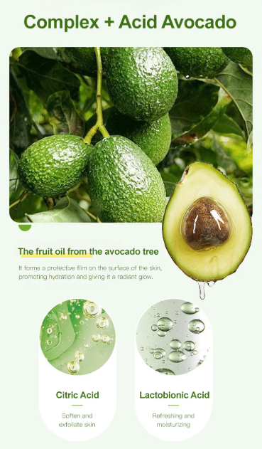 Complex Acid Avocado Cleansing Facial Bubble Mask
