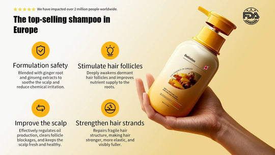 🥳2026 VARMT UDSALG🥳💞50.000+ SOLGT!🌱🌿 Naturens styrke til tykkere hår. Mild urtebaseret shampoo mod hårtab