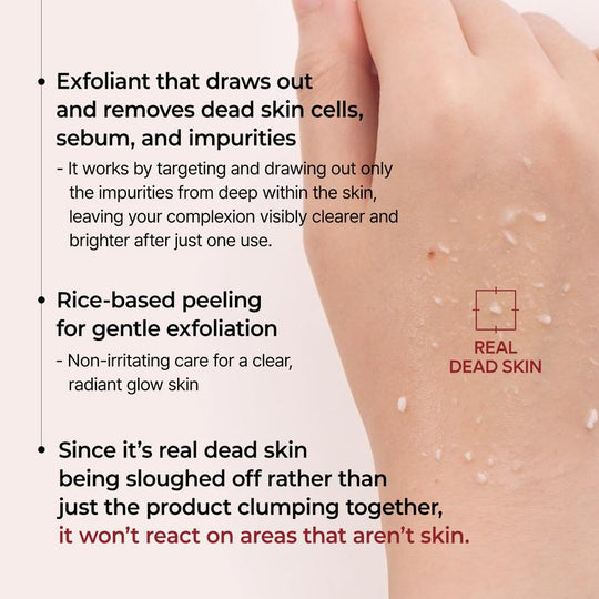 [Dr.Melaxin Officiell] Peel Shot Glow Rice Ampoule Duo - Serum för uppljusning, exfoliering och återfuktning - Lämplig för alla hudtyper