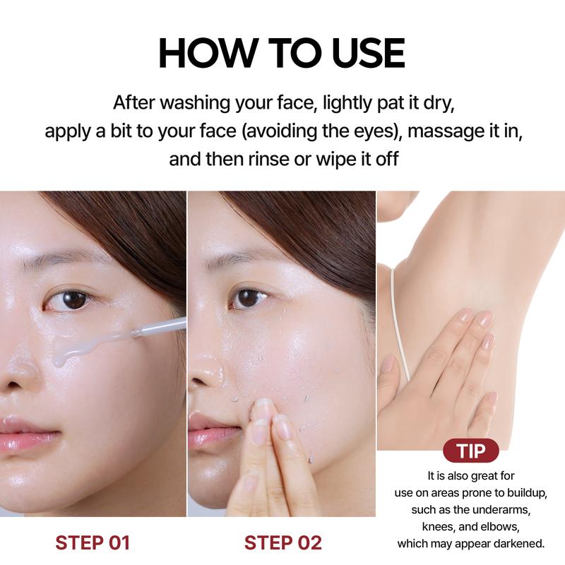 [Dr.Melaxin Officiell] Peel Shot Glow Rice Ampoule Duo - Serum för uppljusning, exfoliering och återfuktning - Lämplig för alla hudtyper