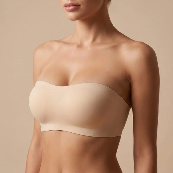 💟 Kaufen Sie 1 und erhalten Sie 1 gratis🌷Lusait trägerloser BH für Damen, rutschfester Silikon-Bandeau-BH, kabelloser Tube-Top-BH, Angebote für dich, Sommergewinne