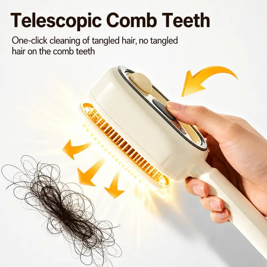 ⚽️🏆️World Cup Sale:30% OFF🎉70K+ SOLD! 🥳Electric Spray Air Cushion Massage Comb – Self-Cleaning Anti-Tangle Anti-Static Hair Brush | Scalp Massage & Volumizing Brush for Frizzy, Dry Hair Care