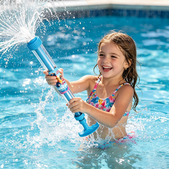 🌈 Pistola ad acqua arcobaleno luminosa | Divertimento estivo che scoppietta come per magia! ✨