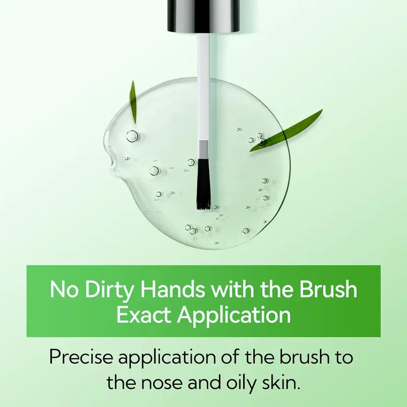 LANBENA Trakice za uklanjanje mitesera s okusom zelenog čaja, 100 listova & Serumska maska ​​za minimiziranje pora, za pore, nos i bradu & Lice