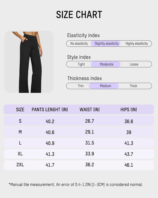 Loose High-Waist Business Casual Pants Yoga Pants Women Wide Leg Pants with Pockets Comfortable Athletic Sweatpants Outdoorfun