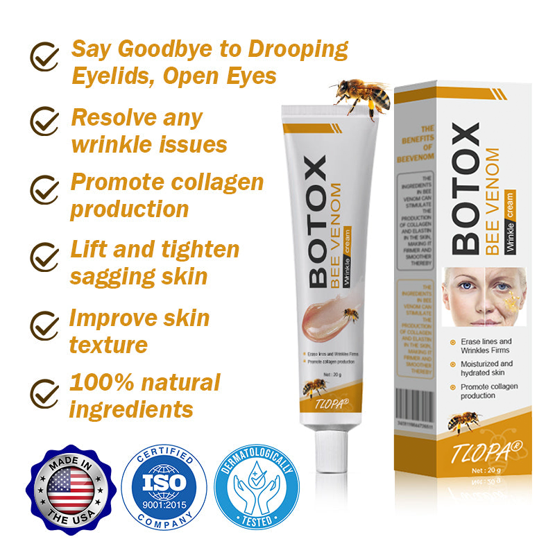 (Made and Shipped from USA) 🧑‍⚕️TLOPA® Botox Bee Venom Wrinkle Removal Cream🔥