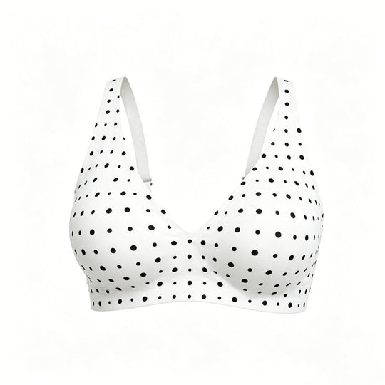 💜💜Jelly Wireless Womens Comfortable Wireless Bras Push Up Bralettes Seamless Tshirts Bras Deep V Everyday Bras