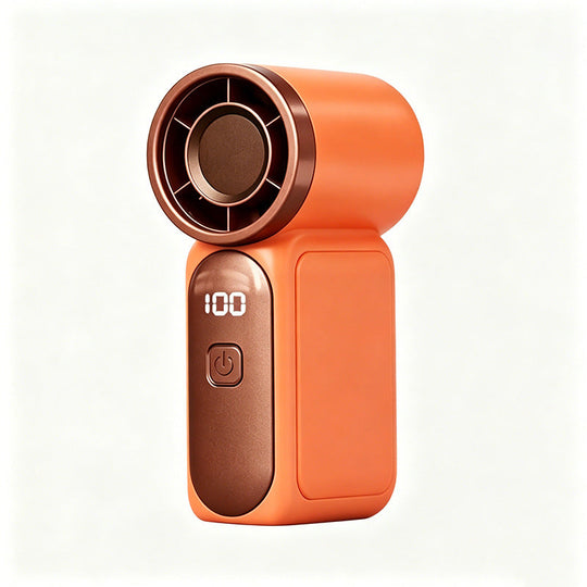 ❄️ Ventilatore portatile Turbo – 16900 giri/minuto, 6 velocità, display a LED