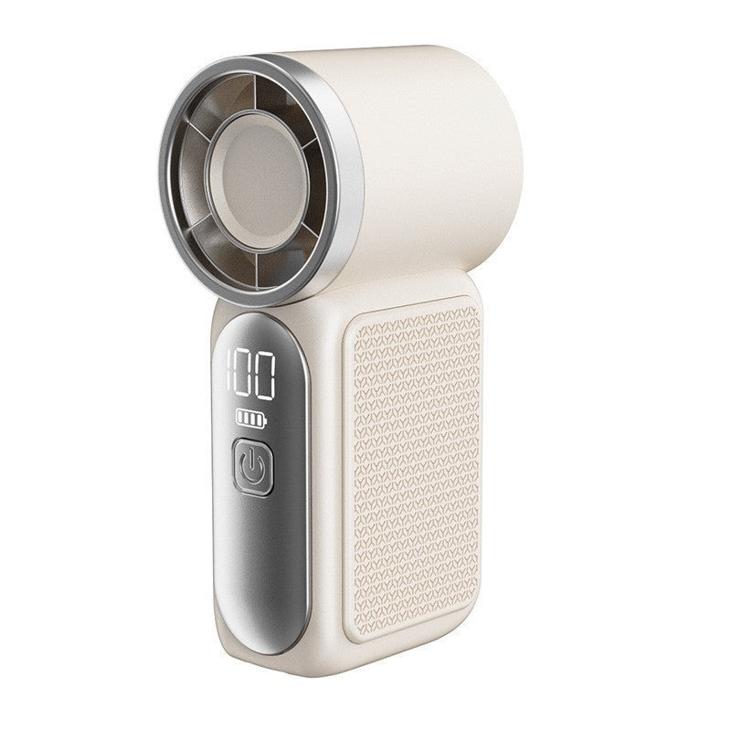 ❄️ Ventilatore portatile Turbo – 16900 giri/minuto, 6 velocità, display a LED