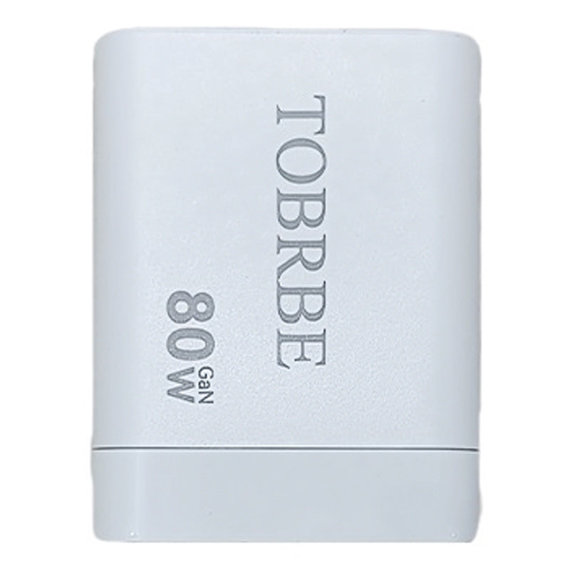 🔥Hot sale 50% RABAT🔌80W hurtigopladende telefonopladerblok med udtrækkeligt 80 cm Type-C-kabel