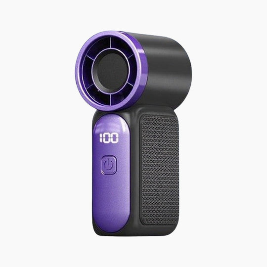 ❄️ Ventilatore portatile Turbo – 16900 giri/minuto, 6 velocità, display a LED