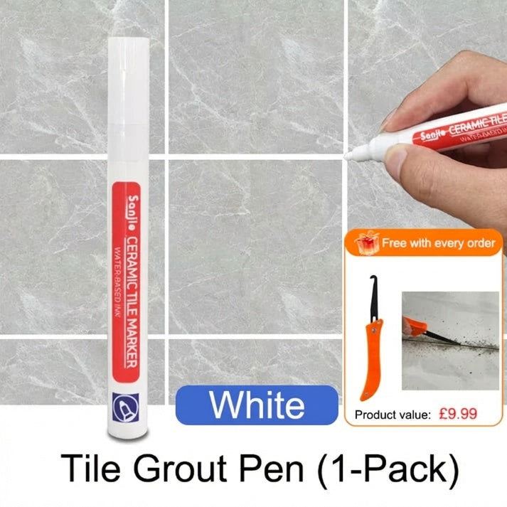 🖌️ Anti-Mould & Waterproof Joint Pen for Ceramic Tiles! 🧱