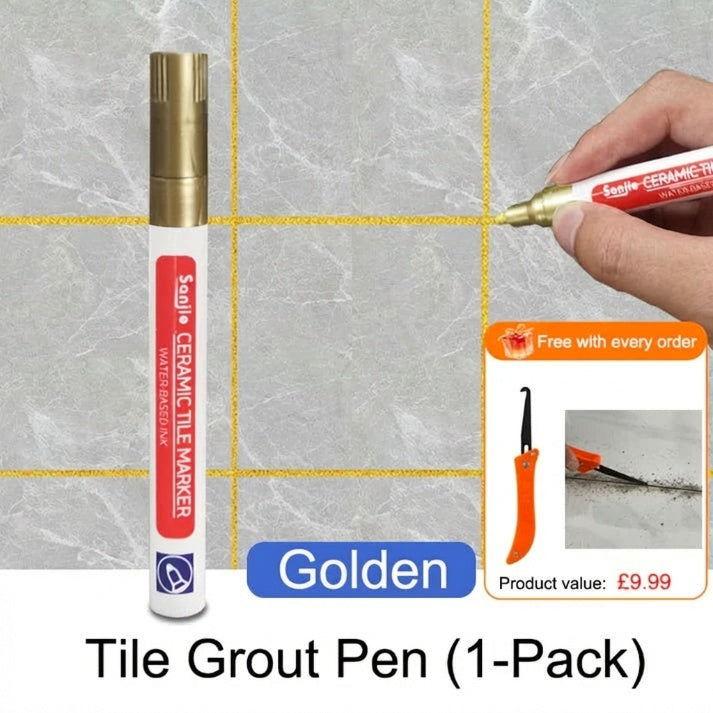 🖌️ Anti-Mould & Waterproof Joint Pen for Ceramic Tiles! 🧱