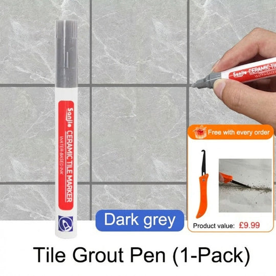 🖌️ Anti-Mould & Waterproof Joint Pen for Ceramic Tiles! 🧱