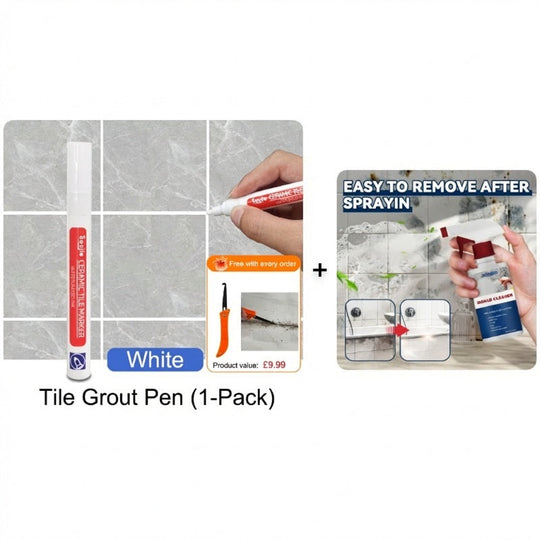 🖌️ Anti-Mould & Waterproof Joint Pen for Ceramic Tiles! 🧱