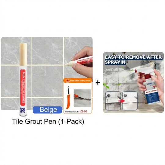 🖌️ Anti-Mould & Waterproof Joint Pen for Ceramic Tiles! 🧱