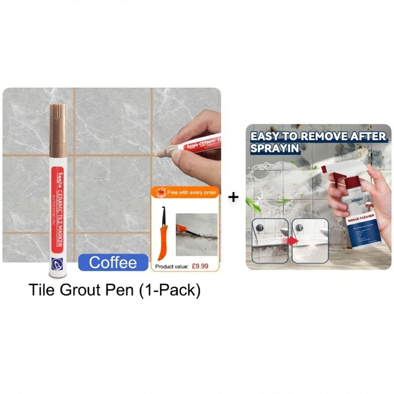 🖌️ Anti-Mould & Waterproof Joint Pen for Ceramic Tiles! 🧱