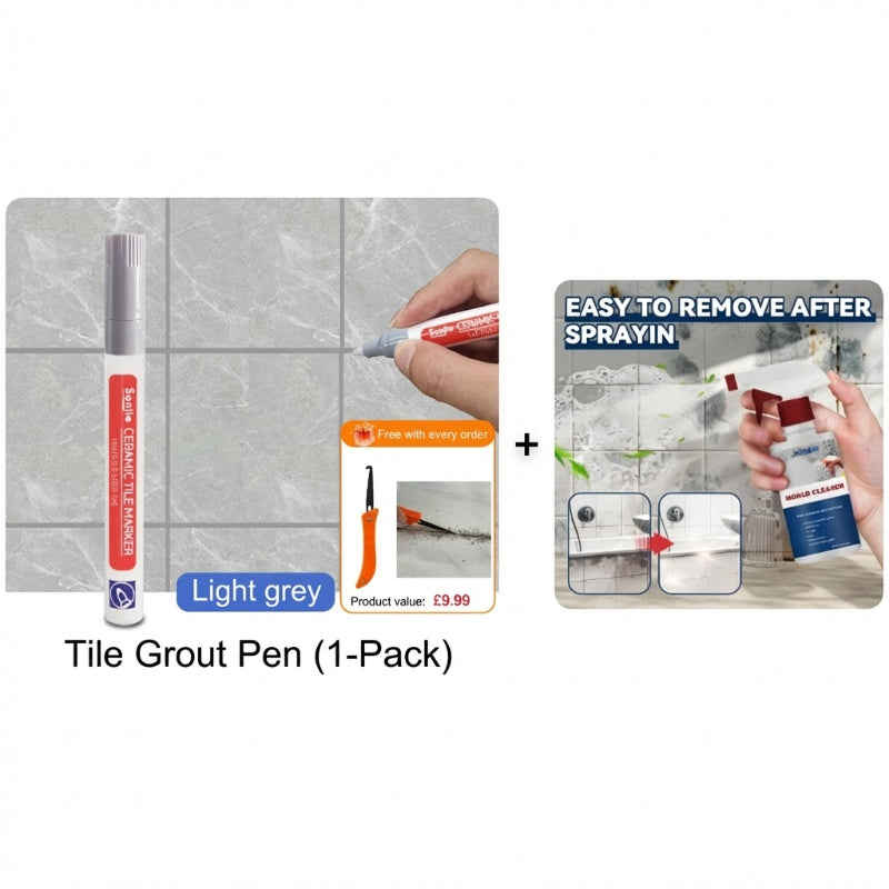 🖌️ Anti-Mould & Waterproof Joint Pen for Ceramic Tiles! 🧱