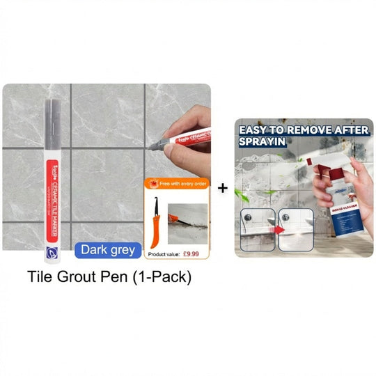 🖌️ Anti-Mould & Waterproof Joint Pen for Ceramic Tiles! 🧱