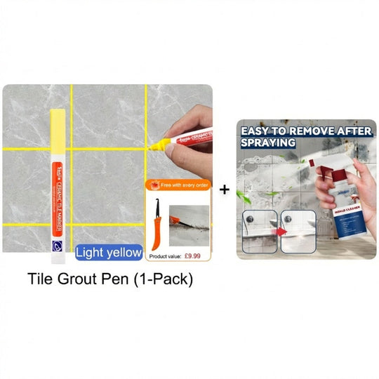 🖌️ Anti-Mould & Waterproof Joint Pen for Ceramic Tiles! 🧱