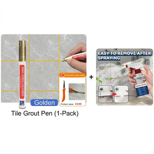 🖌️ Anti-Mould & Waterproof Joint Pen for Ceramic Tiles! 🧱