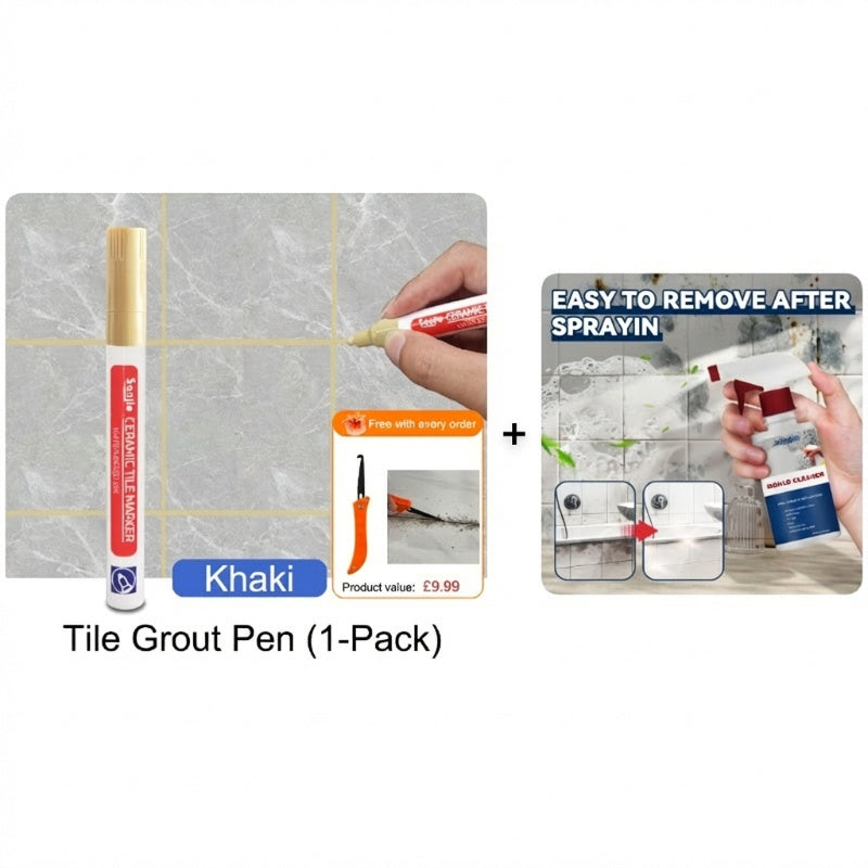 🖌️ Anti-Mould & Waterproof Joint Pen for Ceramic Tiles! 🧱