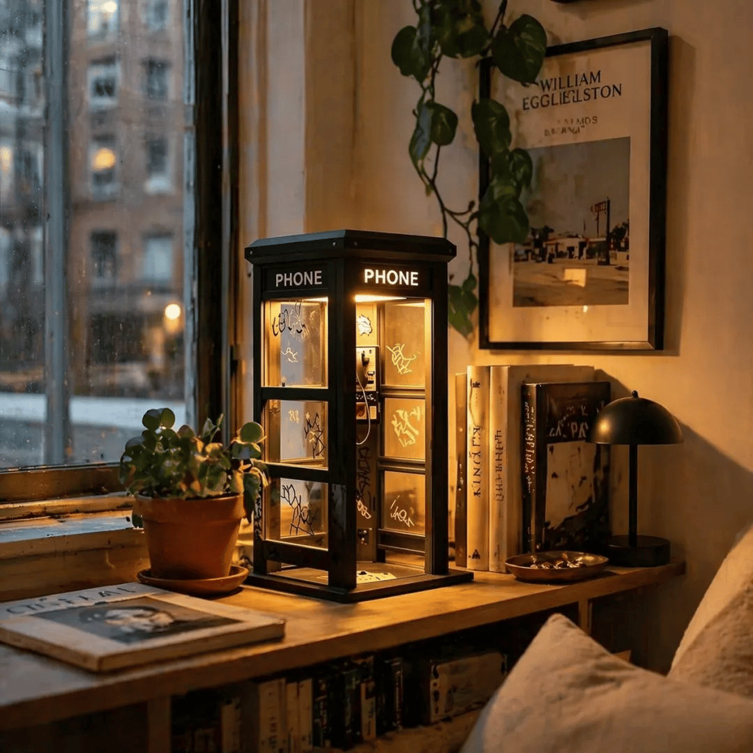 📞40% OFF NOW✨Vintage Phone Booth Ambient Lamp
