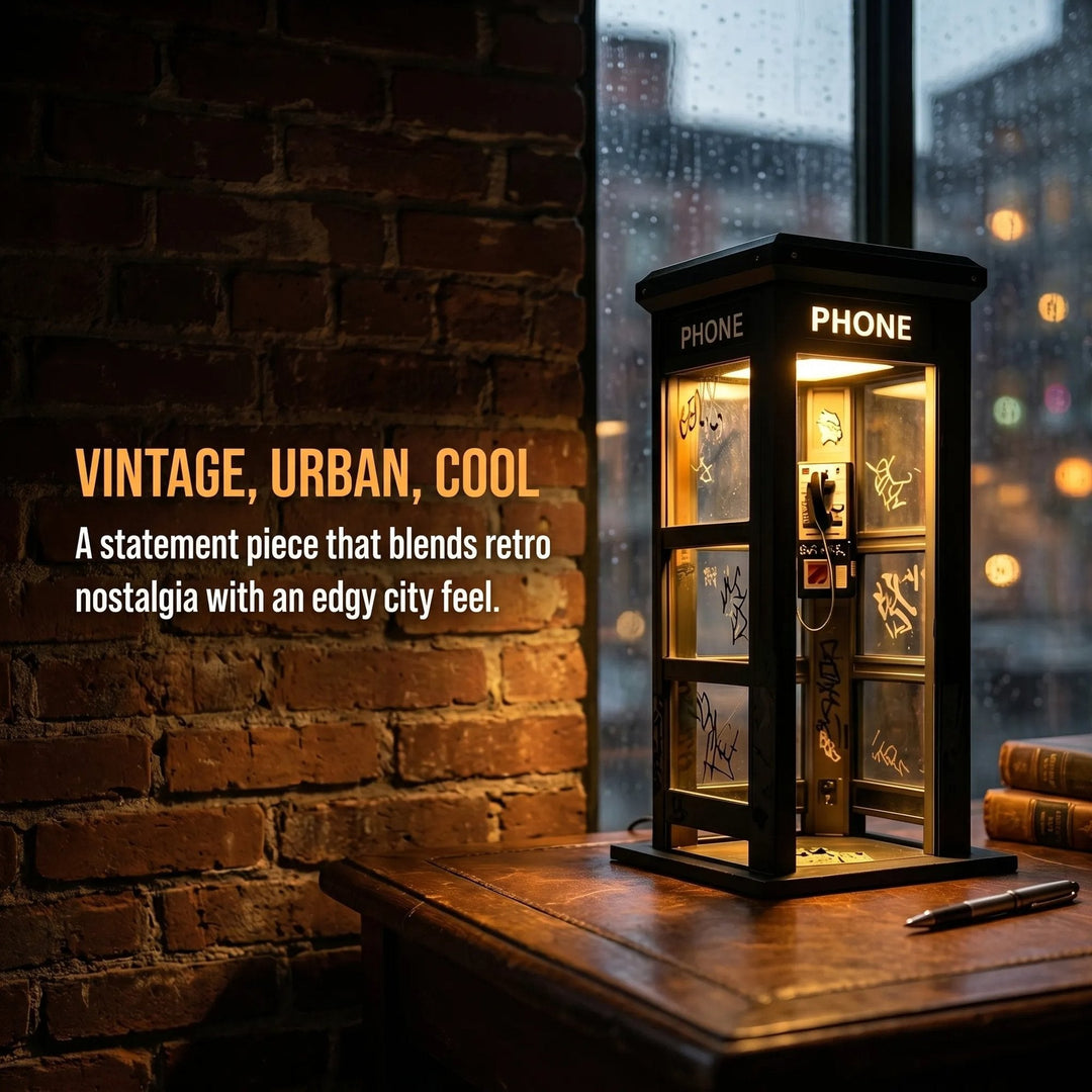 📞40% OFF NOW✨Vintage Phone Booth Ambient Lamp
