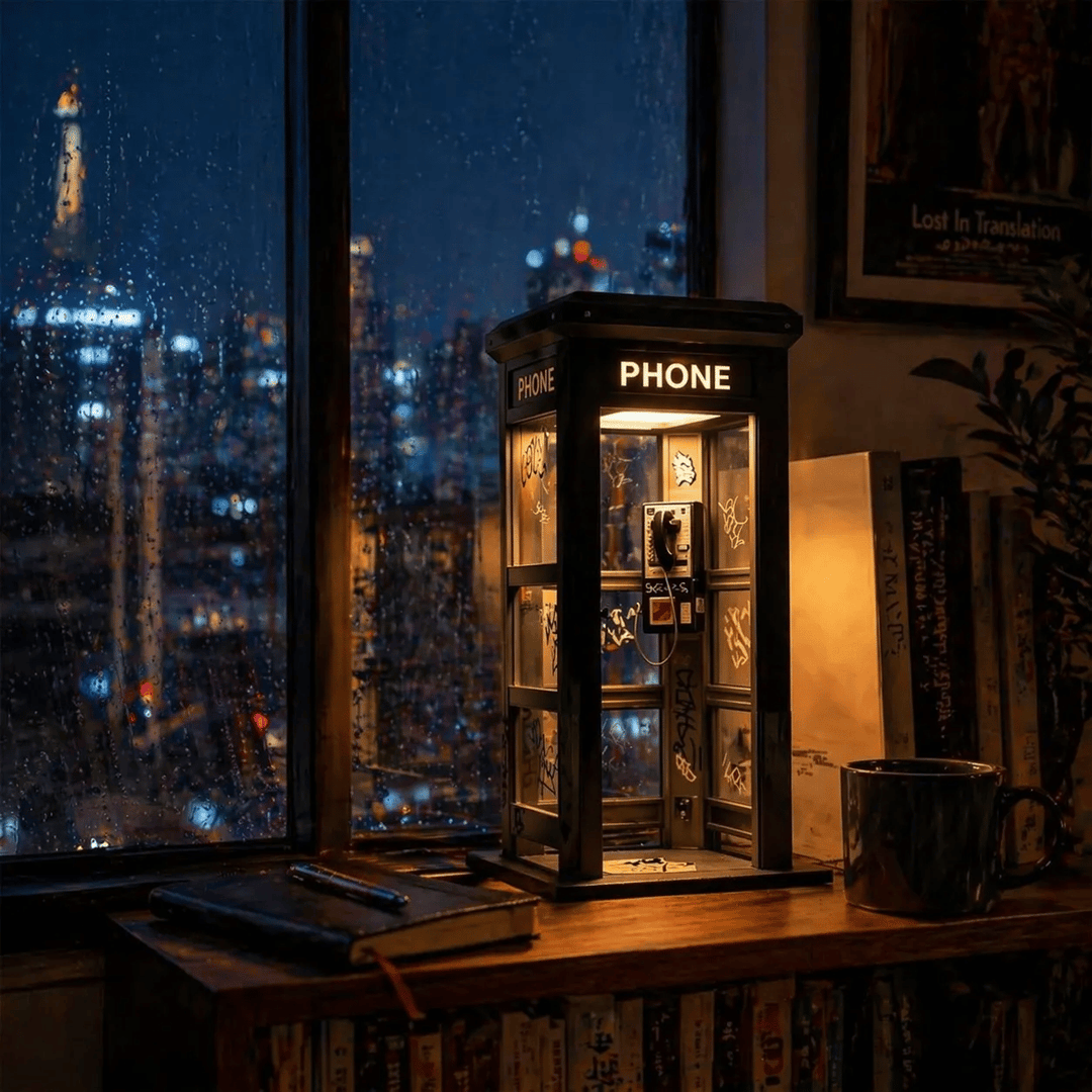 📞40% OFF NOW✨Vintage Phone Booth Ambient Lamp