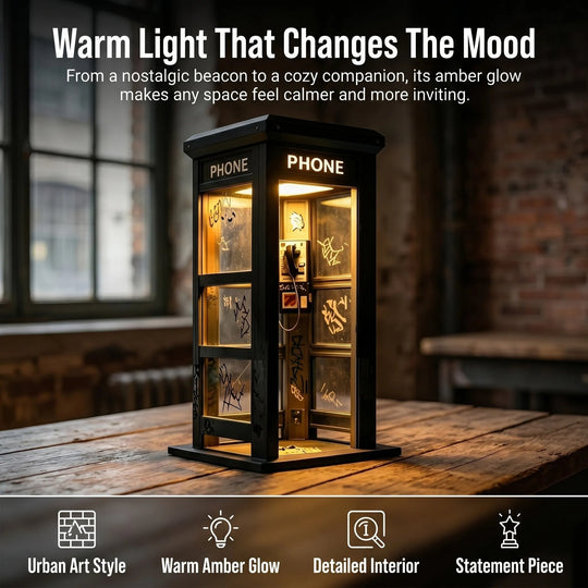 📞40% OFF NOW✨Vintage Phone Booth Ambient Lamp