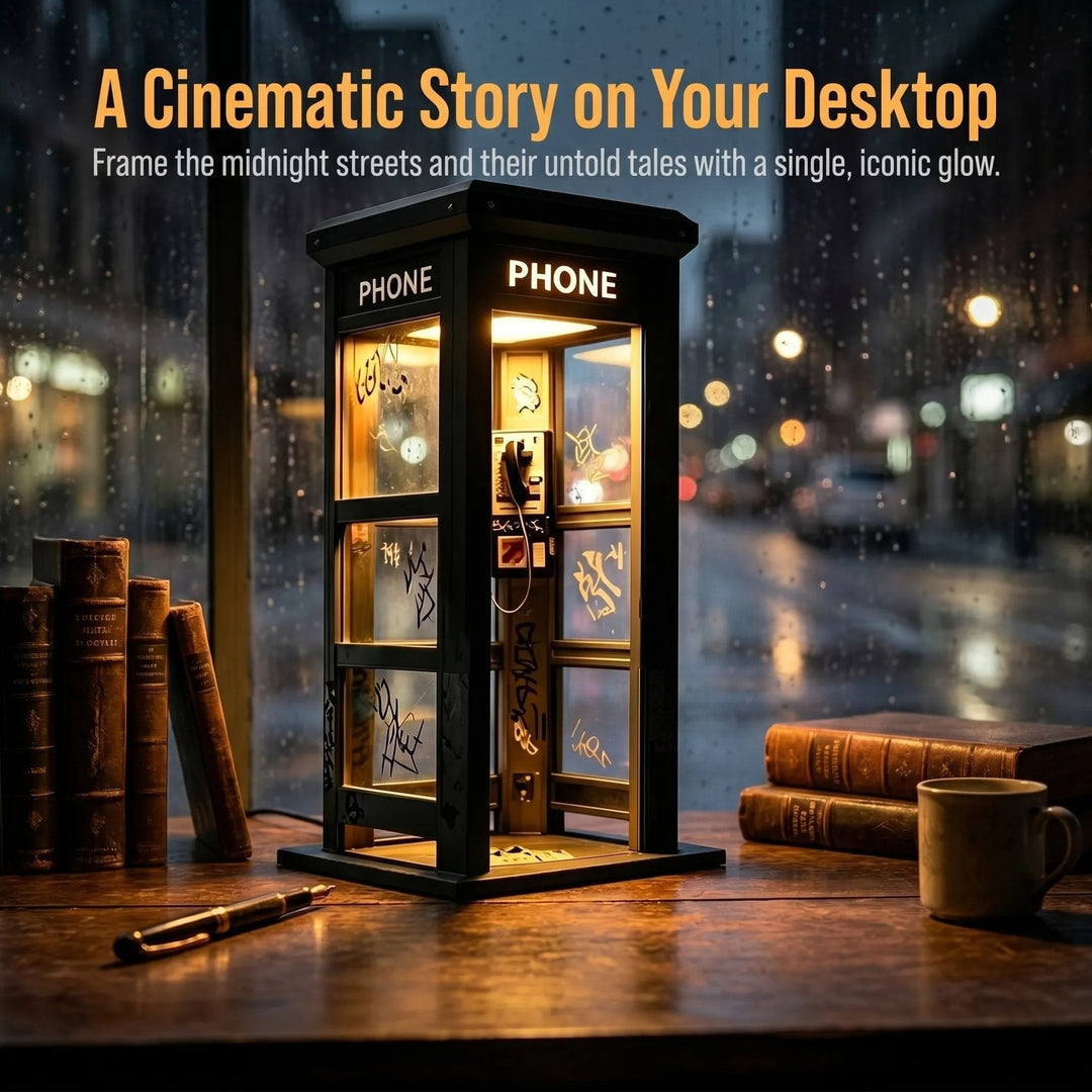 📞40% OFF NOW✨Vintage Phone Booth Ambient Lamp