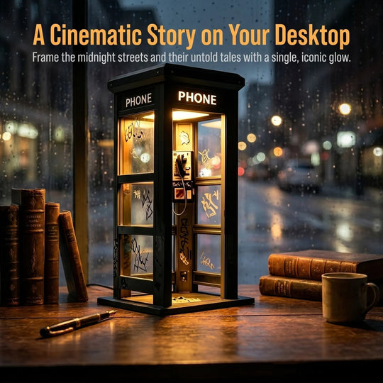 📞40% OFF NOW✨Vintage Phone Booth Ambient Lamp