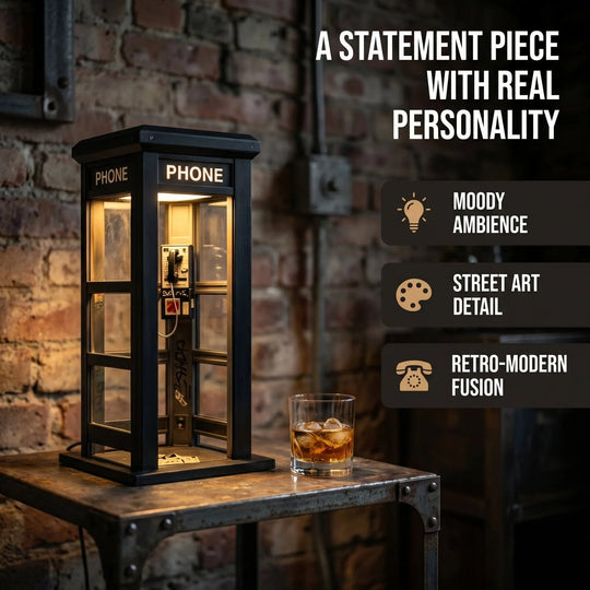 📞40% OFF NOW✨Vintage Phone Booth Ambient Lamp