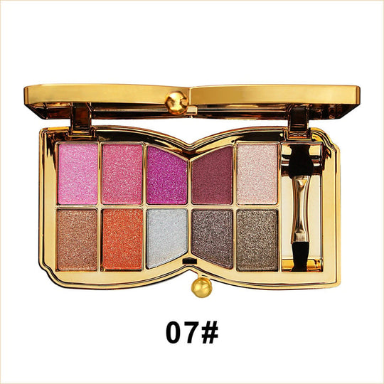 🔥Hot Sale - 50% off🔥✨10 Colors Glitter Shimmer Eyes Shadow Pallet