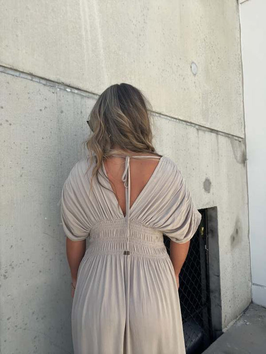 🌸Spring Specials💐Slit V-Neck Effortless Maxi Long Dress