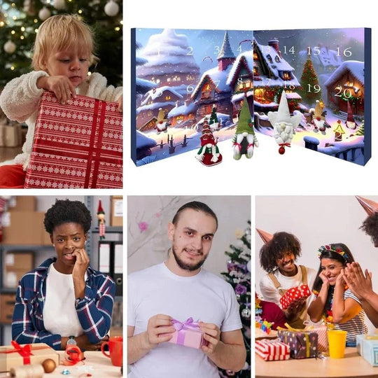 🎄 60% OFF NOW! 🎁 2025 Christmas Gnome Advent Calendar - 24 Surprise Doors with Festive Treats, Perfect Holiday Countdown for Kids & Families 🧙‍♂️✨