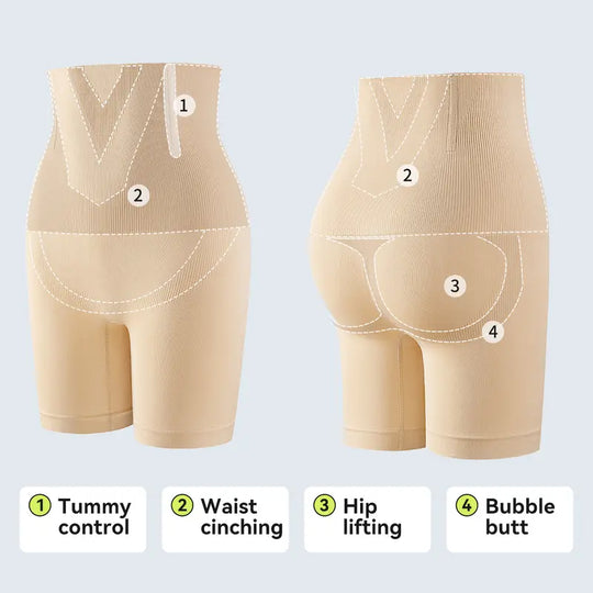 [2er-Pack Fajas Colombianas Shaping-Hosen] KKpeople Damen-Shapewear zur Bauchkontrolle, Po-Lifting, sexy und bequemes, körperformendes Kleidungsstück mit hoher Taille und Kompression für Damenbekleidung