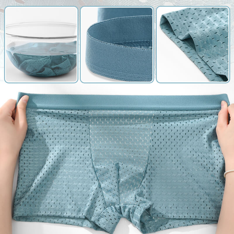 Boxer in rete Ice Silk Cool🔥Acquista 2 e ricevi 1 gratis (3 pezzi)